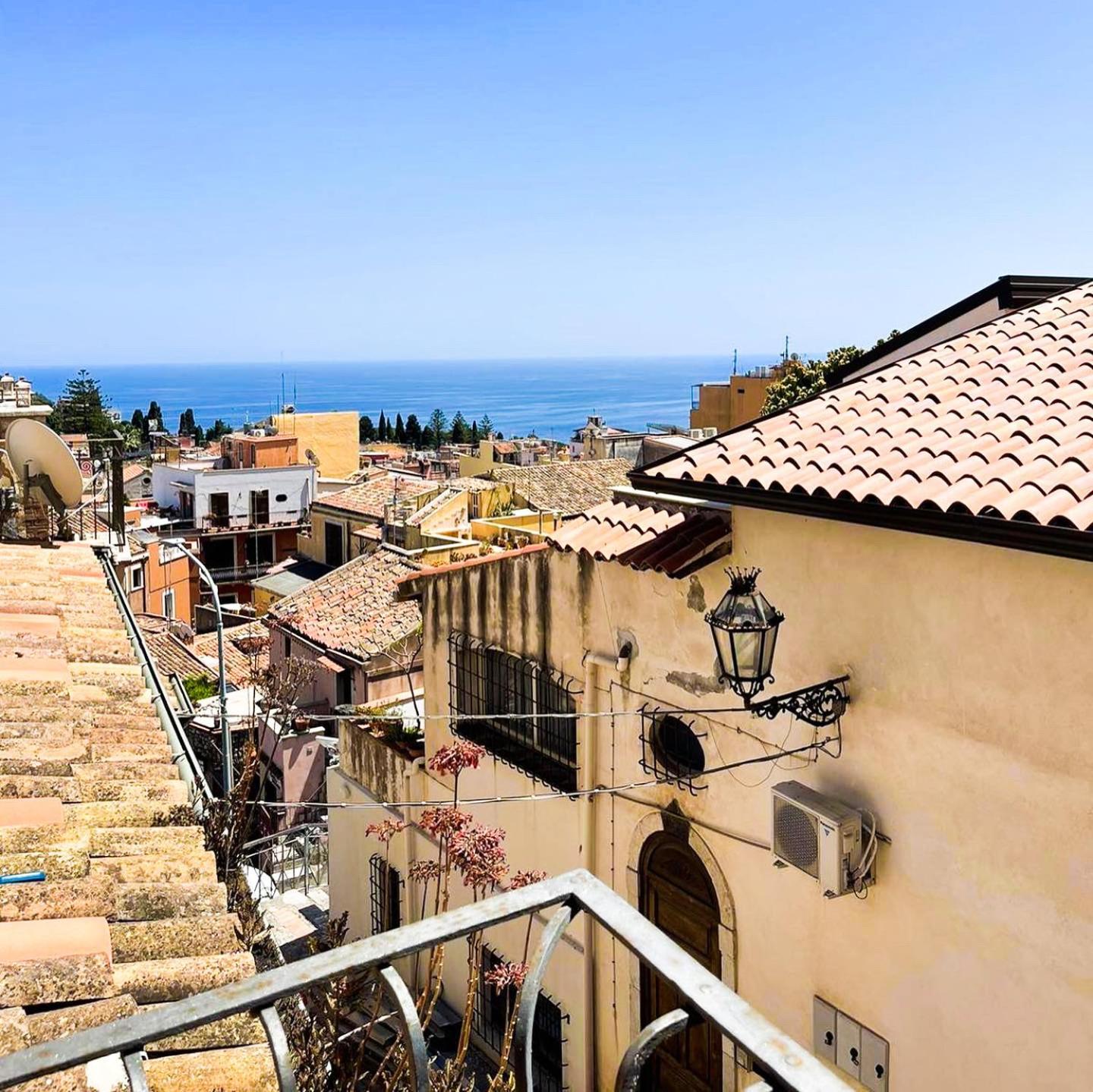Panoramic Taormina Center Lejlighed Eksteriør billede